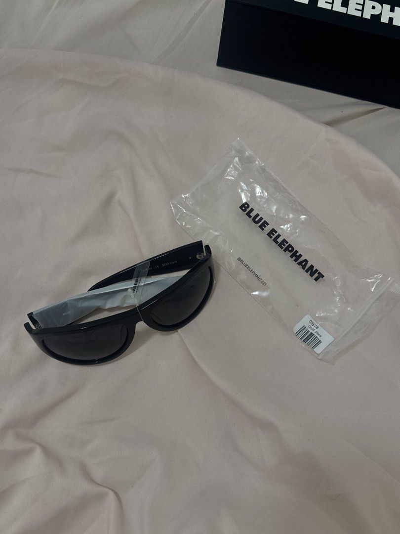 Blue Elephant BABA Black Sunglasses (Category: Sunglasses & Eyewear) located in Manila. Submitted by vintage.collectives (Listing ID 1462606948, Image 2). Description: - Brand: Blue Elephant BABA - Color: Black - Condition: New (includes original box) - Accessories: Protective case included - Inquiries: Feel free to ask questions!.