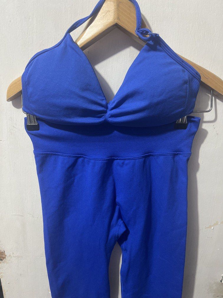 BLUE WORKOUT SET SIZE SMALL (Category: Sports & Fitness Nutrition) located in Makati City. Submitted by girlydy (Listing ID 1462609026, Image 1). Description: .