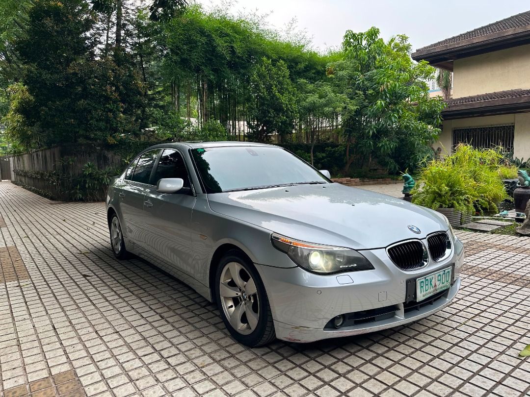 BMW 530i Auto (Category: Used Cars) located in Caloocan City. Submitted by gohousehold (Listing ID 1462626565, Image 2). Description: 2004 BMW 530i A well-maintained and increasingly rare example with exceptionally low mileage of only 56,000 km. - Original paint and interior - Very good running condition - Smooth and comfortable drive with no issues or warning lights - Completely stock and unmodified - Carefully maintained and well cared for over