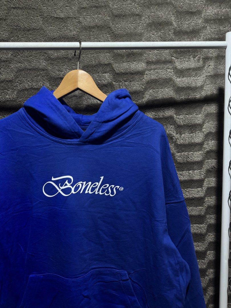 Boneless hoodie (Category: Coats, Jackets and Outerwear) located in Bulacan. Submitted by OG_Domsthrift (Listing ID 1462561924, Image 3). Description: Boneless hoodie As new Oversized fit 26x26 No issue Color rate:10/10.