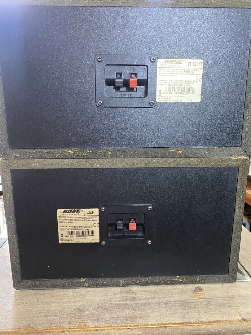 Bose 201 V Stereo Speakers (Left & Right) (Category: Soundbars, Speakers & Amplifiers) located in Taguig. Submitted by roninmcarthur (Listing ID 1462585581, Image 3). Description: - Pair of Bose 201 V stereo speakers (Left & Right units included) - Delivers great sound quality, perfect for music or home theater setups - Connects easily using standard speaker wire inputs - Fully tested and confirmed to be in working order.