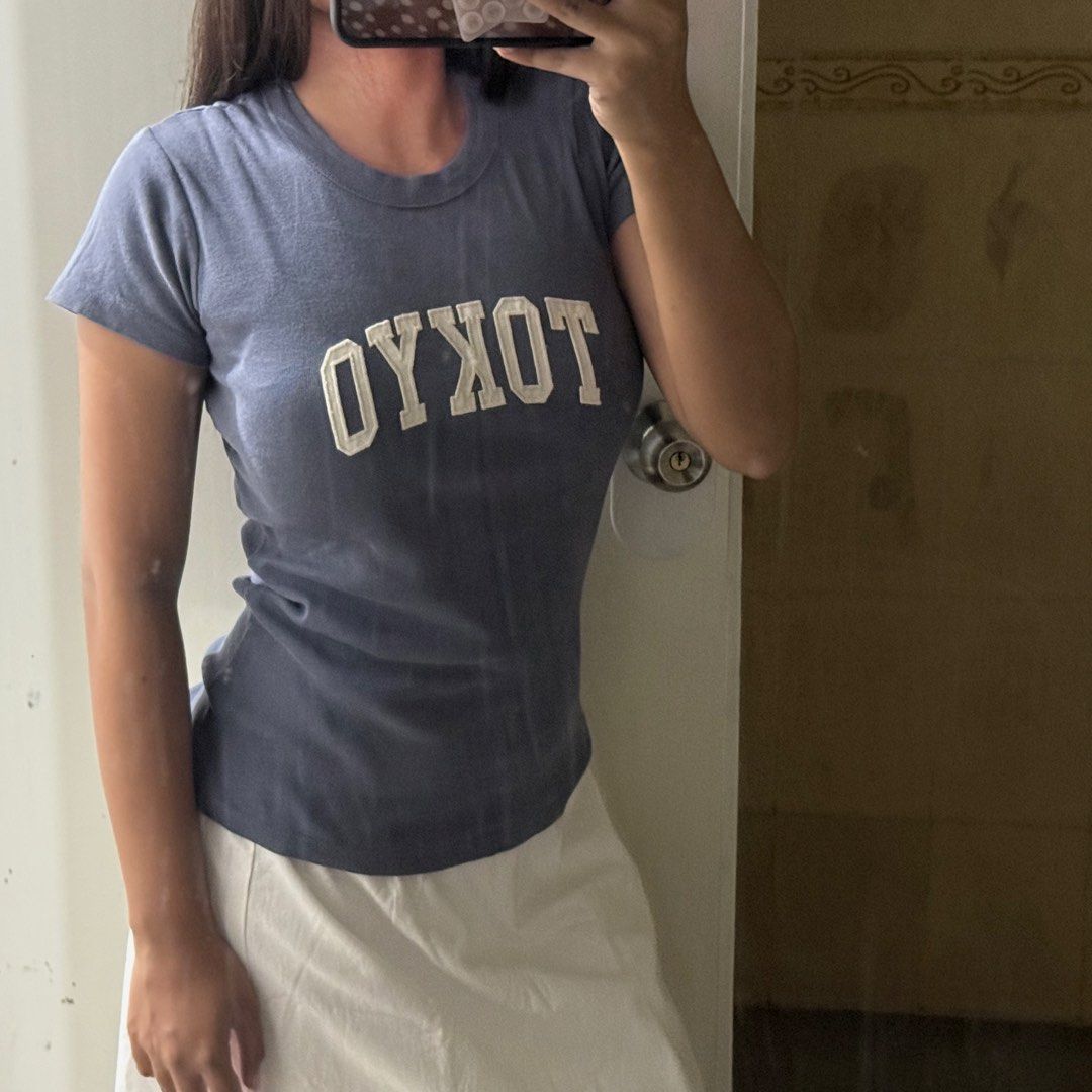 Brandy Melville Tokyo Exclusive (Category: Shirts) located in Davao. Submitted by aug_amari (Listing ID 1462615080, Image 1). Description: size xs-s fit i am xs-s tops.