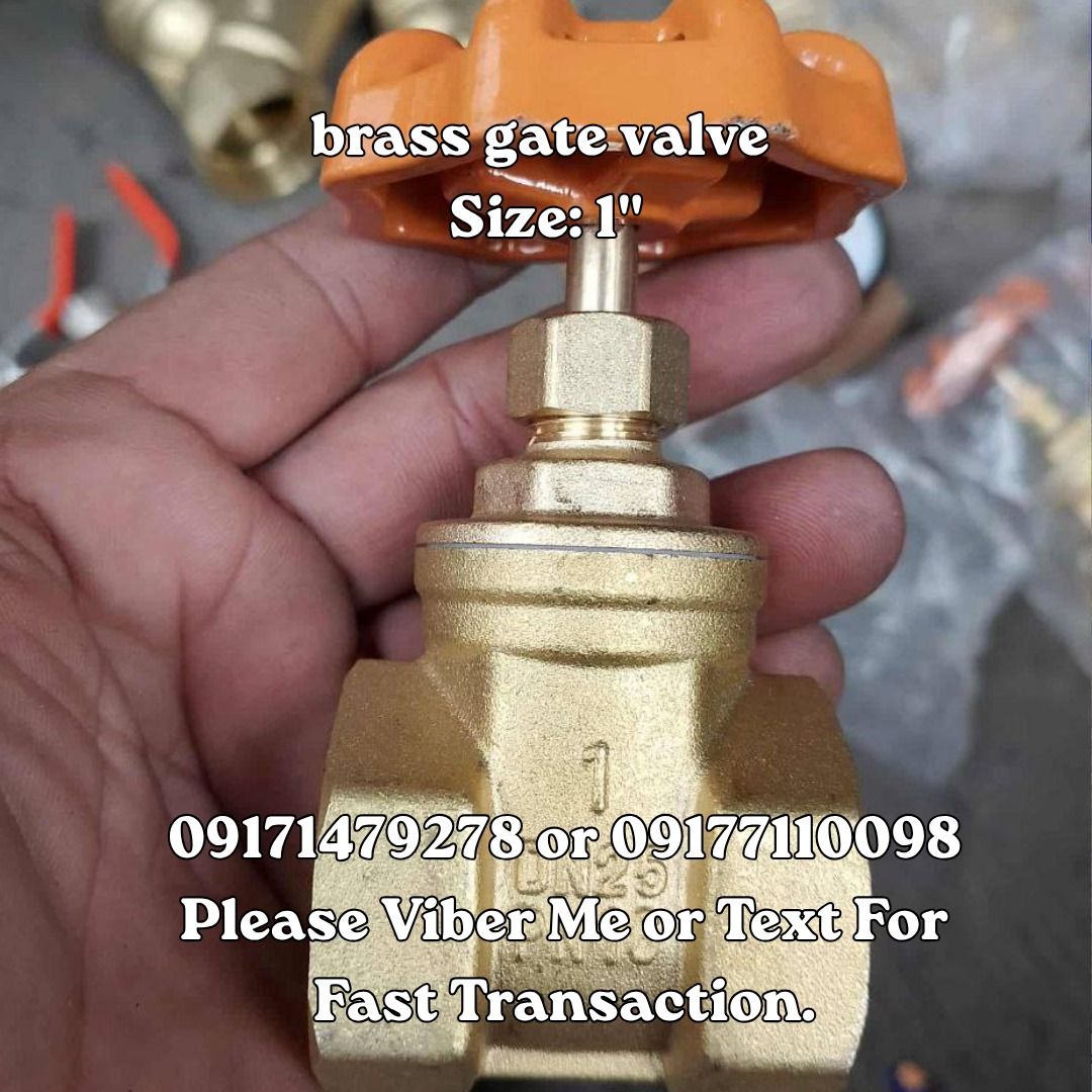brass gate valve Size: 1" (Category: Home Improvement Tools & Accessories) located in Manila. Submitted by 09171479278_elsie. (Listing ID 1462505749, Image 1). Description: brass gate valve Size: 1".