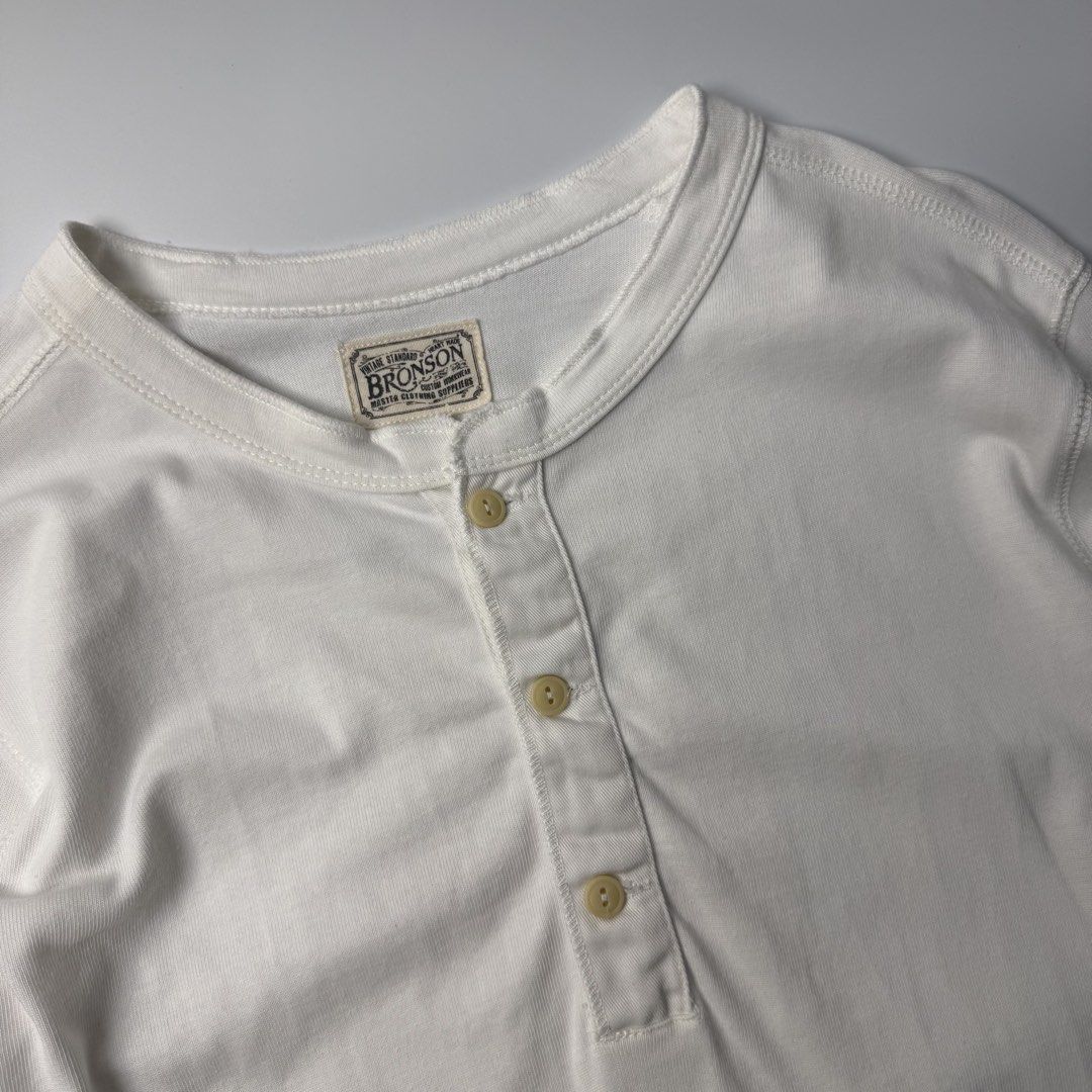 Bronson Henley Shirt (Category: Tshirts & Polo Shirts ) located in Quezon City. Submitted by beastmnl (Listing ID 1462553407, Image 2). Description: Dimension 18 width 26 length .
