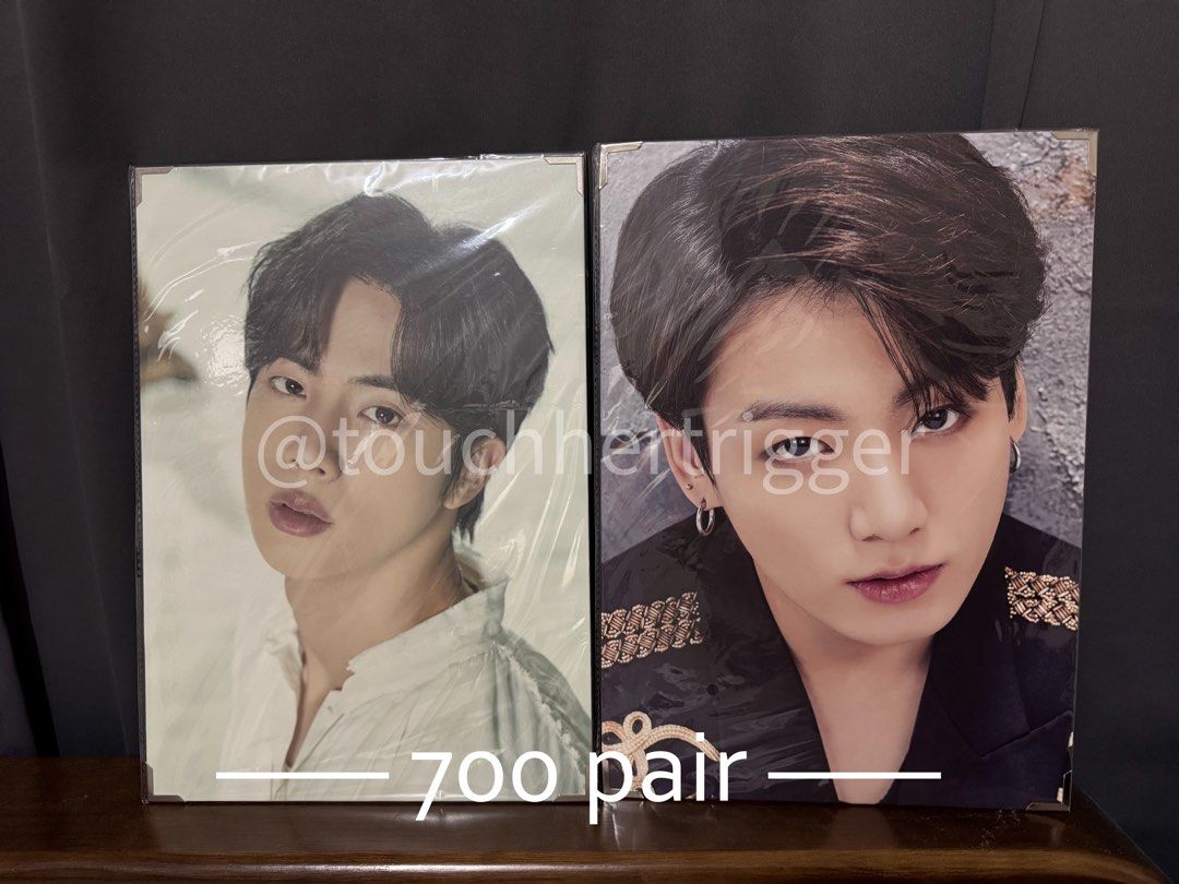 BTS Premium Photos - JIN / Jungkook (Category: K-Wave Merchandise) located in Quezon City. Submitted by touchhertrigger (Listing ID 1462624007, Image 1). Description: 🔔 OFFERS LOWER THAN PRICES PROVIDED WILL BE TURNED DOWN 🔔 - resealed in new plastics listed = available. prices = final. payo w/in 24 hours Please do not message if uncertain, not ready with the funds, or to lowball. Saying “no, but thank you” instead of leaving me hanging would b