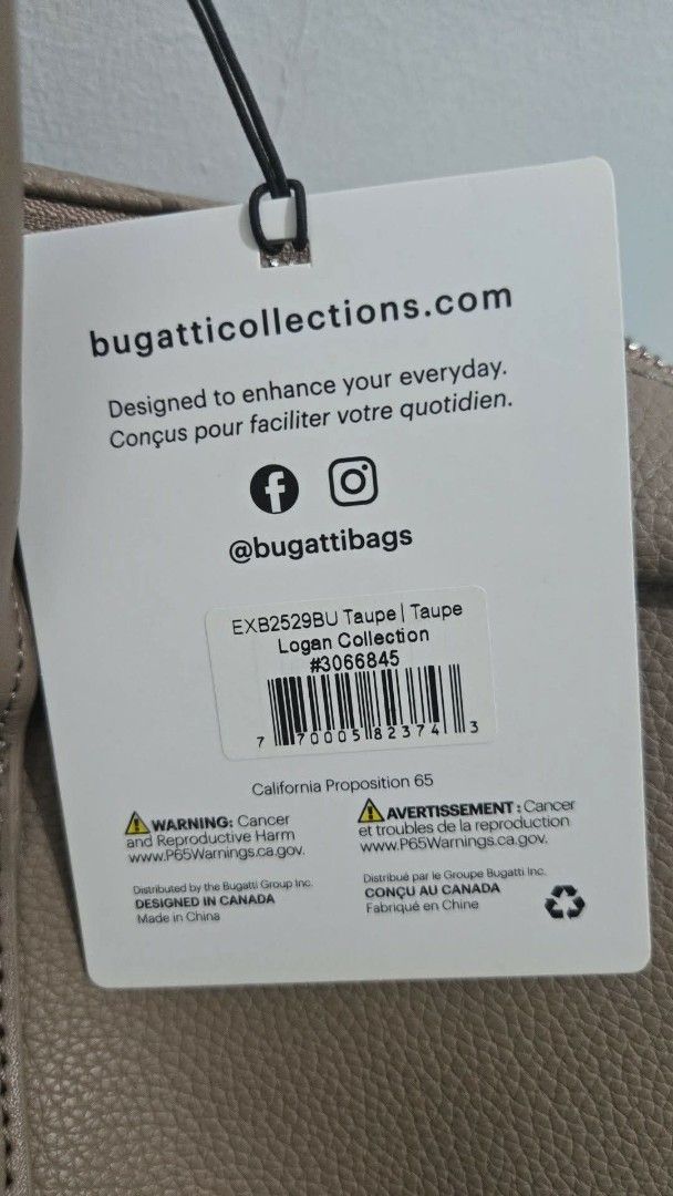 Bugatti Logan Collection Duffel Bag - Taupe (Category: Luxury Bags & Wallets) located in Manila. Submitted by a_angels (Listing ID 1462603024, Image 2). Description: This is a Bugatti Pure Collection executive briefcase in Taupe, model EXB2529BU-TAUPE. The exact model cost 100$ ✨ BRAND NEW Bugatti Pure Collection Briefcase ✨ Elegant Taupe color — perfect for work, business, school, or travel. ✅ Genuine Bugatti Collections ✅ Model: EXB2529BU-TAUPE