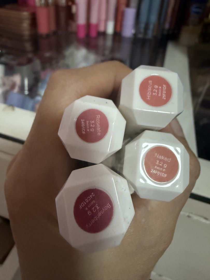 BUNDLE Ever Bilena serum lip balm (Category: Makeup) located in Paranaque City. Submitted by wakeupnmakeup.ph (Listing ID 1462663122, Image 2). Description: Take all With boxes Swatched used 1-2x.