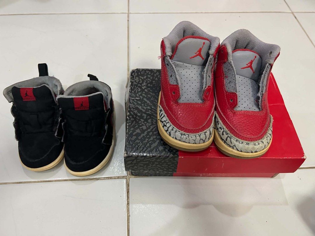 Bundle Jordan Shoes no shoelace (Category: Babies & Kids Fashion) located in Manila. Submitted by loutang (Listing ID 1462617744, Image 1). Description: .