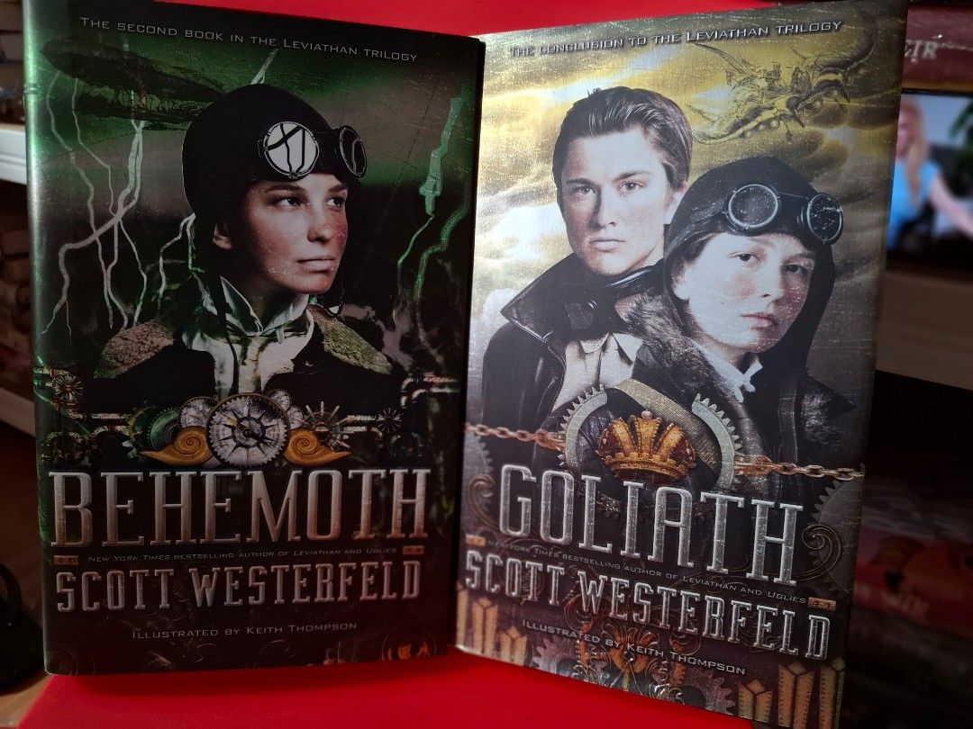 [BUNDLE] Scott Westerfeld 2 Leviathan books hardcover (Category: Storybooks) located in Arayat. Submitted by books_and_more_stuff (Listing ID 1462468734, Image 1). Description: 2 books for P999 only We only sell authentic/original copy of books all purchased from the U.S. PM for more available titles and photos if interested. MOP: BANK TRANSFER/GCASH Shipping (via J&T) cost to be shouldered by buyer. Once confirmed kindly send: FULL NAME: CONTACT
