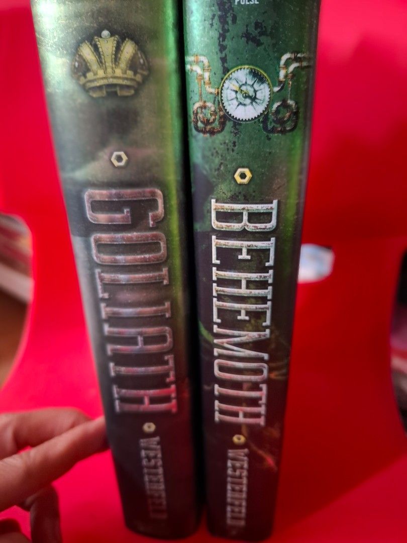 [BUNDLE] Scott Westerfeld 2 Leviathan books hardcover (Category: Storybooks) located in Arayat. Submitted by books_and_more_stuff (Listing ID 1462468734, Image 2). Description: 2 books for P999 only We only sell authentic/original copy of books all purchased from the U.S. PM for more available titles and photos if interested. MOP: BANK TRANSFER/GCASH Shipping (via J&T) cost to be shouldered by buyer. Once confirmed kindly send: FULL NAME: CONTACT