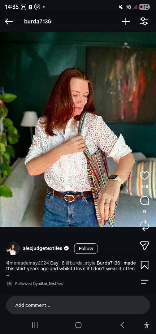 Burda Style 7136 Blouse Sewing Pattern (Category: Craft Supplies & Tools) located in Quezon. Submitted by cgmhe (Listing ID 1462510276, Image 3). Description: - Burda Style sewing pattern for a blouse - Available in sizes 36-50 - Includes seam and hem allowances - Ideal for creating your own custom shirts - Refer to the size chart in the photos for detailed measurements - Unleash your creativity with this sewing project!.