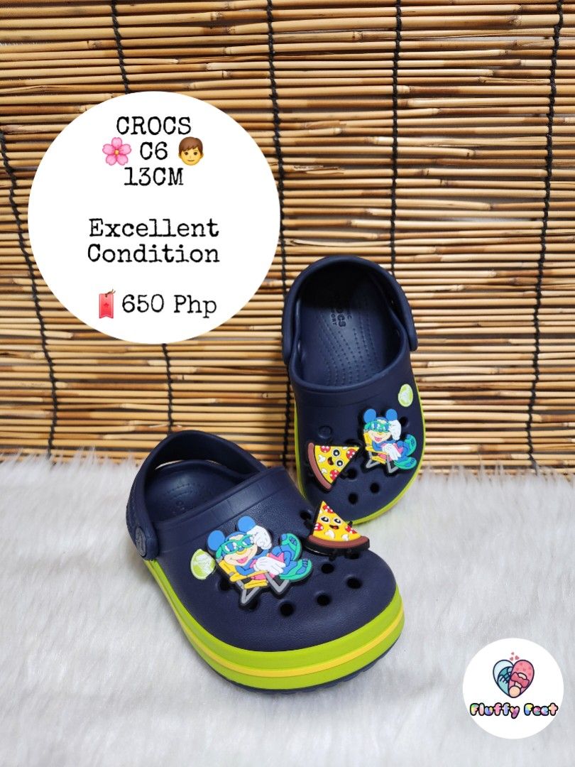 C6- Preloved Original Crocs for kids (Category: Babies & Kids Fashion) located in Navotas City. Submitted by FluffyFeet (Listing ID 1462645050, Image 1). Description: NEW ARRIVAL❗️ This is a PRELOVED ORIGINAL CROCS FOR KIDS❗️ Please manage your expectations ❤️ 📌Strictly MINE NOW, PAY NOW ONLY❗️ (Unless suki na po na maayos kausap at iwas cancellation) 📌You may ask for other photos before placing an order/s STRICTLY NO RETURN, NO EXCHANGE UNLESS