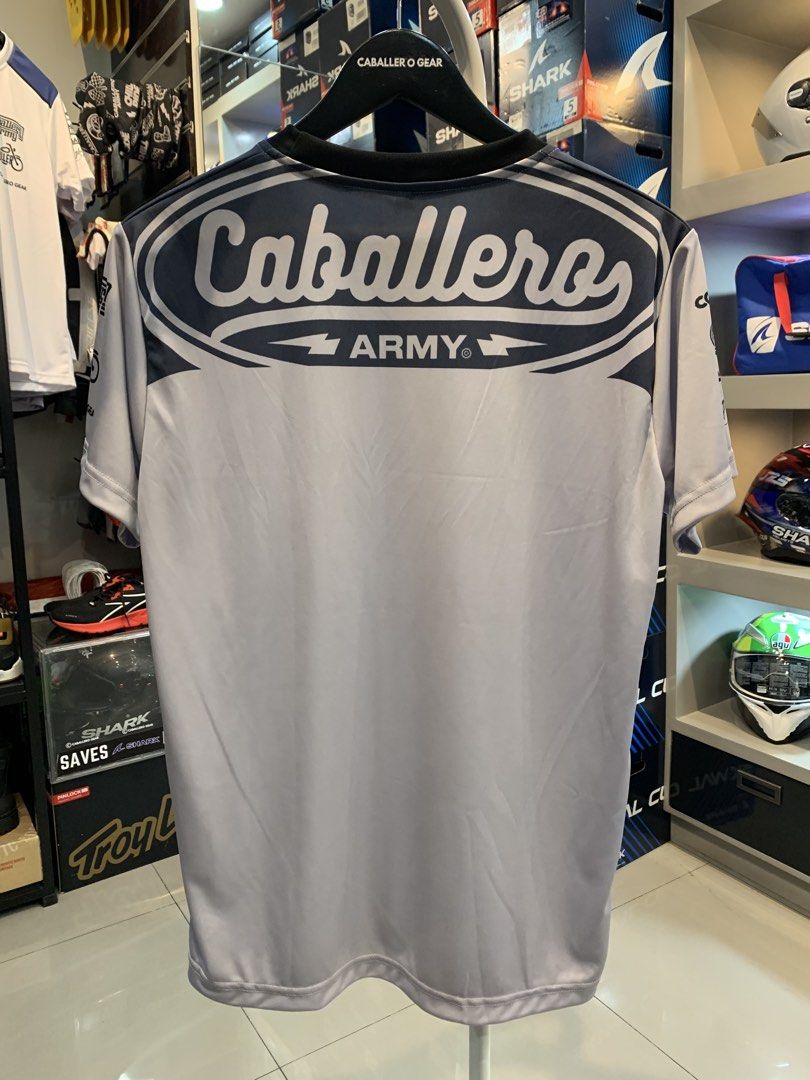 CABALLERO ARMY JERSEY (Category: Activewear) located in Manila. Submitted by cg_kai (Listing ID 1462552239, Image 2). Description: • Ready-to-wear jersey • Lightweight and comfortable to wear • Sporty and clean rider-inspired design • Easy to wear for daily rides, group rides, and events • Designed for Caballero ARMY riders • Perfect for riding or casual wear.