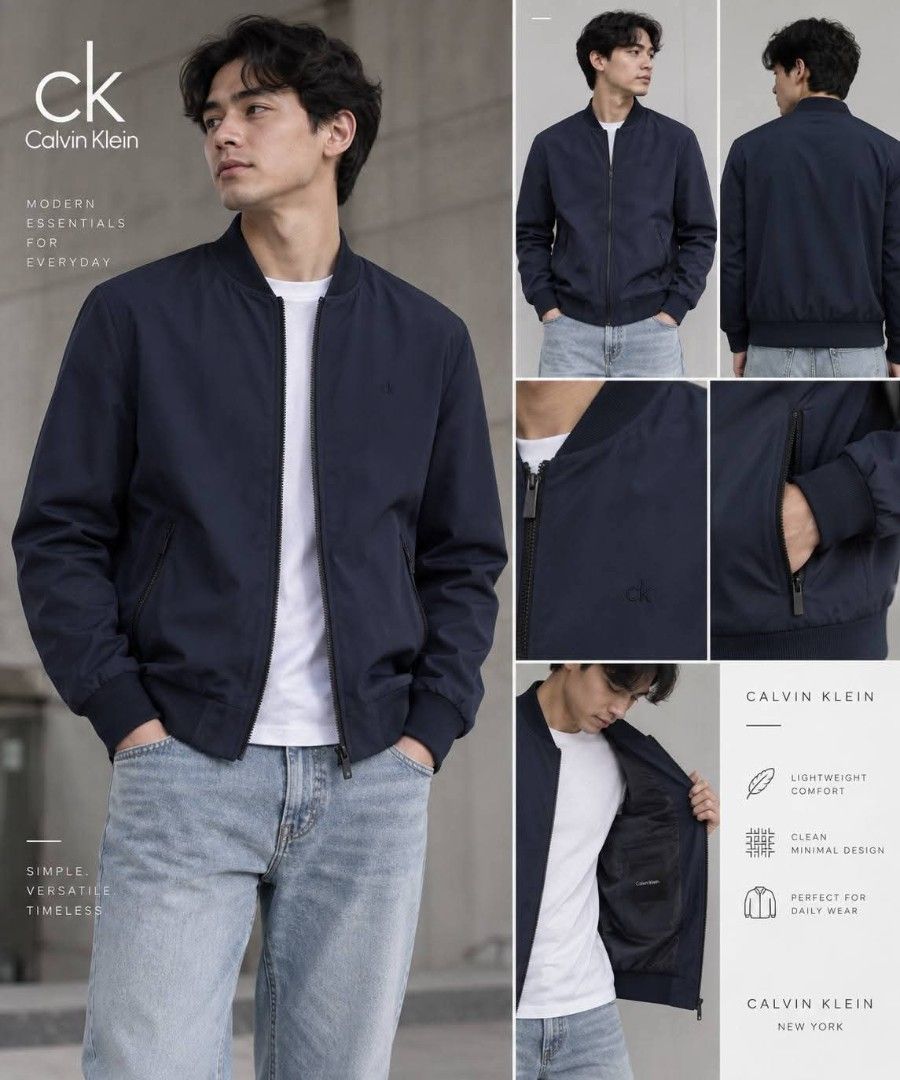 Calvin Klein Lightweight Jacket (Category: Coats, Jackets and Outerwear) located in Santa Rosa. Submitted by ace.17 (Listing ID 1461734402, Image 1). Description: Black – Size S/P – Brand New with Tags Dimension: 22x25.