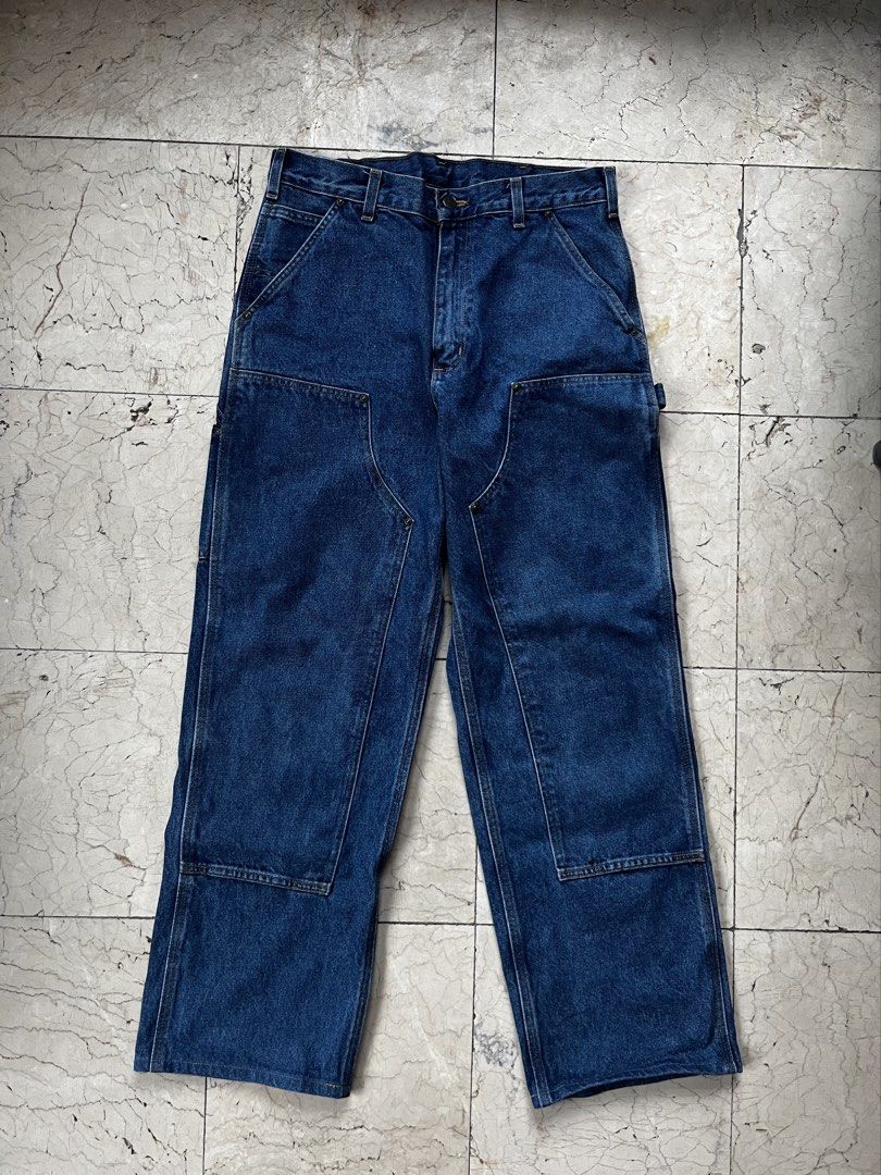 Carhartt B73 DST (DARK STONE) (Category: Jeans) located in Pila. Submitted by workwear_vault. (Listing ID 1462612760, Image 2). Description: inseam was shortened.