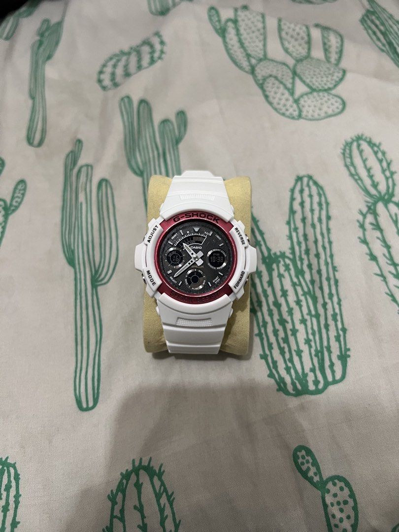 Casio G-Shock AW-591 (Category: Men's Watches) located in Manila. Submitted by 043brian (Listing ID 1462624825, Image 1). Description: FOR SALE G-SHOCK AW-591 ✅ORIGINAL MODULE ✅REPLACEMENT BEZEL (BRAND NEW) ✅REPLACEMENT STRAP (BRAND NEW) ✅LIGHT/AUTO LIGHT WORKING ✅ALARM/SOUNDS WORKING ✅NEWLY CHANGE BATTERY ISSUE : minimal scratches on metal frame (normal sa second hand item) ₱3,000 ONLY BATANGAS CITY AREA LBC COP/COD OUTSIDE BATANGAS.