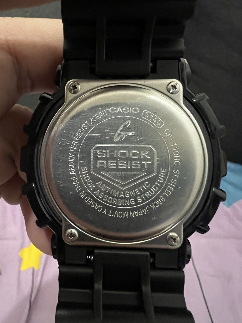 Casio G-Shock GA-110HC (Category: Men's Watches) located in Manila. Submitted by 043brian (Listing ID 1462624161, Image 2). Description: FOR SALE G-SHOCK GA-110HC ✅ORIGINAL MODULE ✅REPLACEMENT BEZEL (BRAND NEW) ✅REPLACEMENT STRAP (BRAND NEW) ✅LIGHT/AUTO LIGHT WORKING ✅ALARM/SOUNDS WORKING ✅NEWLY CHANGED BATTERY NO ISSUE LIKE NEW ₱3,000 ONLY BATANGAS CITY AREA LBC COP/COD OUTSIDE BATANGAS.