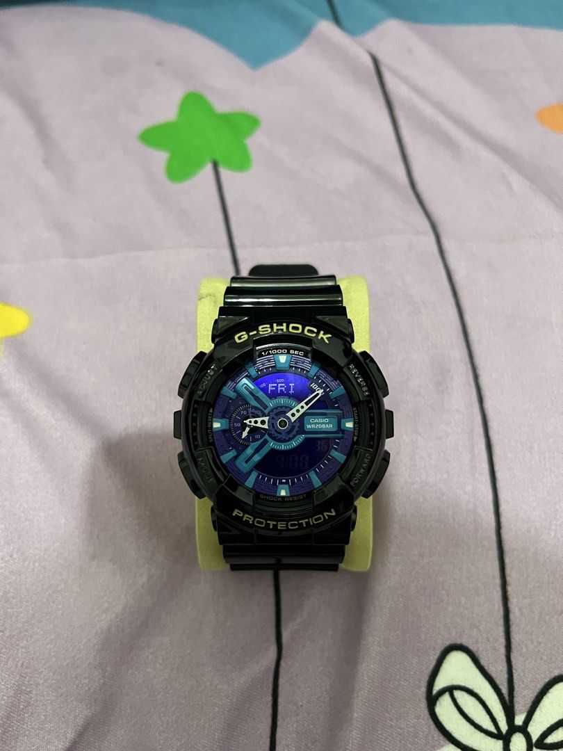 Casio G-Shock GA-110HC (Category: Men's Watches) located in Manila. Submitted by 043brian (Listing ID 1462624161, Image 1). Description: FOR SALE G-SHOCK GA-110HC ✅ORIGINAL MODULE ✅REPLACEMENT BEZEL (BRAND NEW) ✅REPLACEMENT STRAP (BRAND NEW) ✅LIGHT/AUTO LIGHT WORKING ✅ALARM/SOUNDS WORKING ✅NEWLY CHANGED BATTERY NO ISSUE LIKE NEW ₱3,000 ONLY BATANGAS CITY AREA LBC COP/COD OUTSIDE BATANGAS.