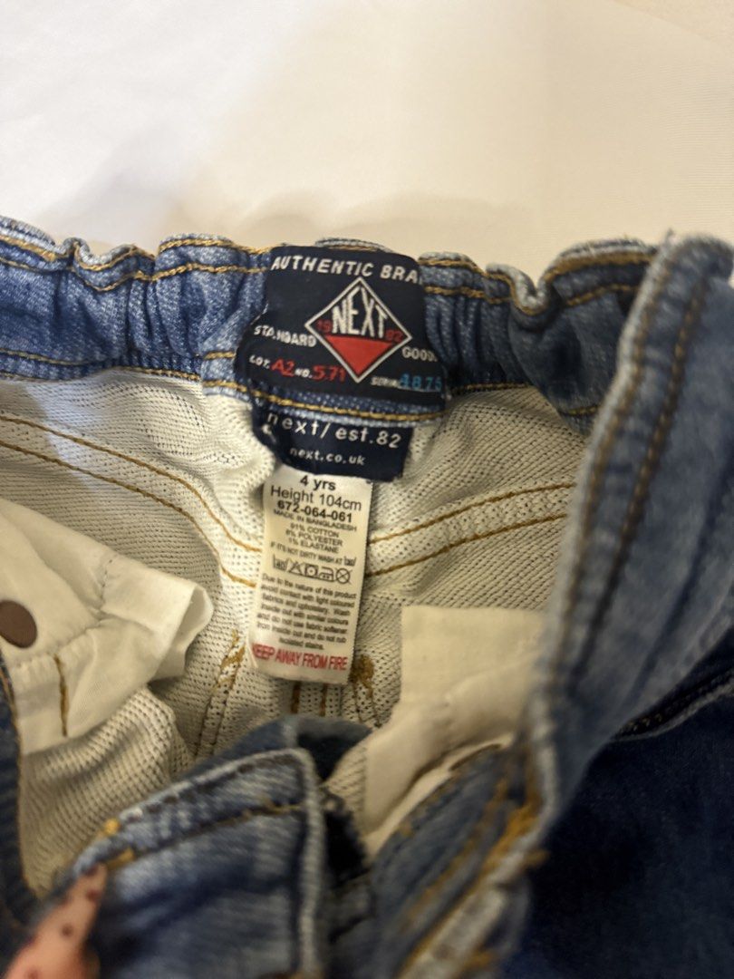 Cat & Jack denim, Next Denim (Category: Babies & Kids Fashion) located in Cabuyao City. Submitted by yojenial025 (Listing ID 1462555791, Image 3). Description: 300 Take all, From US 4T Size.