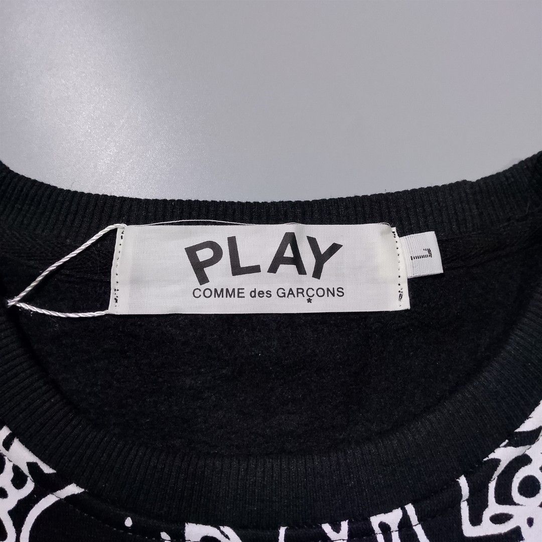 Cdg Play (Category: Coats, Jackets and Outerwear) located in Taguig. Submitted by 8kthrifter (Listing ID 1462618918, Image 3). Description: Cdg Play Size: Large Width: 19.5 Length: 26 Color Rate: 10/10 No issue Deadstock Condition.