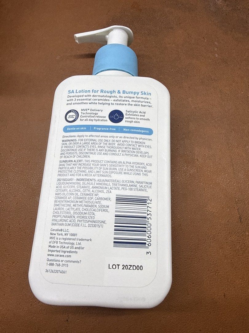 Cerave sa lotion, cerave sa cream (Category: Body Care) located in Makati City. Submitted by playful_buddies (Listing ID 1462536792, Image 3). Description: Brand New Guaranteed original Loc Makati.