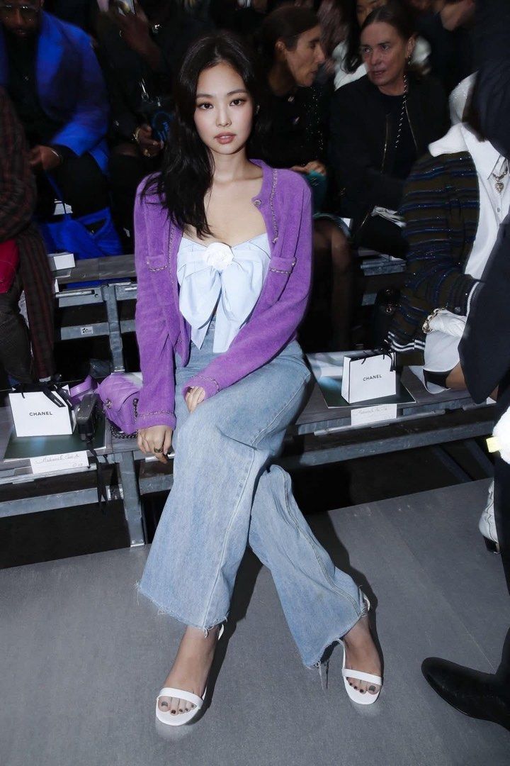 Chanel Lavender Chain Cardigan (Category: Others Tops) located in Las Pinas. Submitted by confessionsofashoppaholix (Listing ID 1462619366, Image 3). Description: Chanel Lavender Chain Cardigan Jennie style Size 36 (Small to Medium) tag removed.