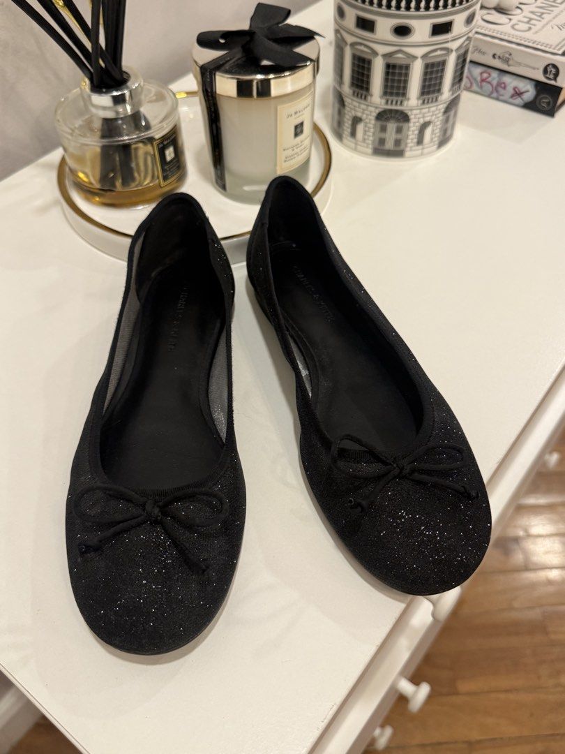 Charles & keith black glittered flat shoes 36 (Category: Flats & Sandals) located in Cavite. Submitted by _solidolo (Listing ID 1462557735, Image 2). Description: .