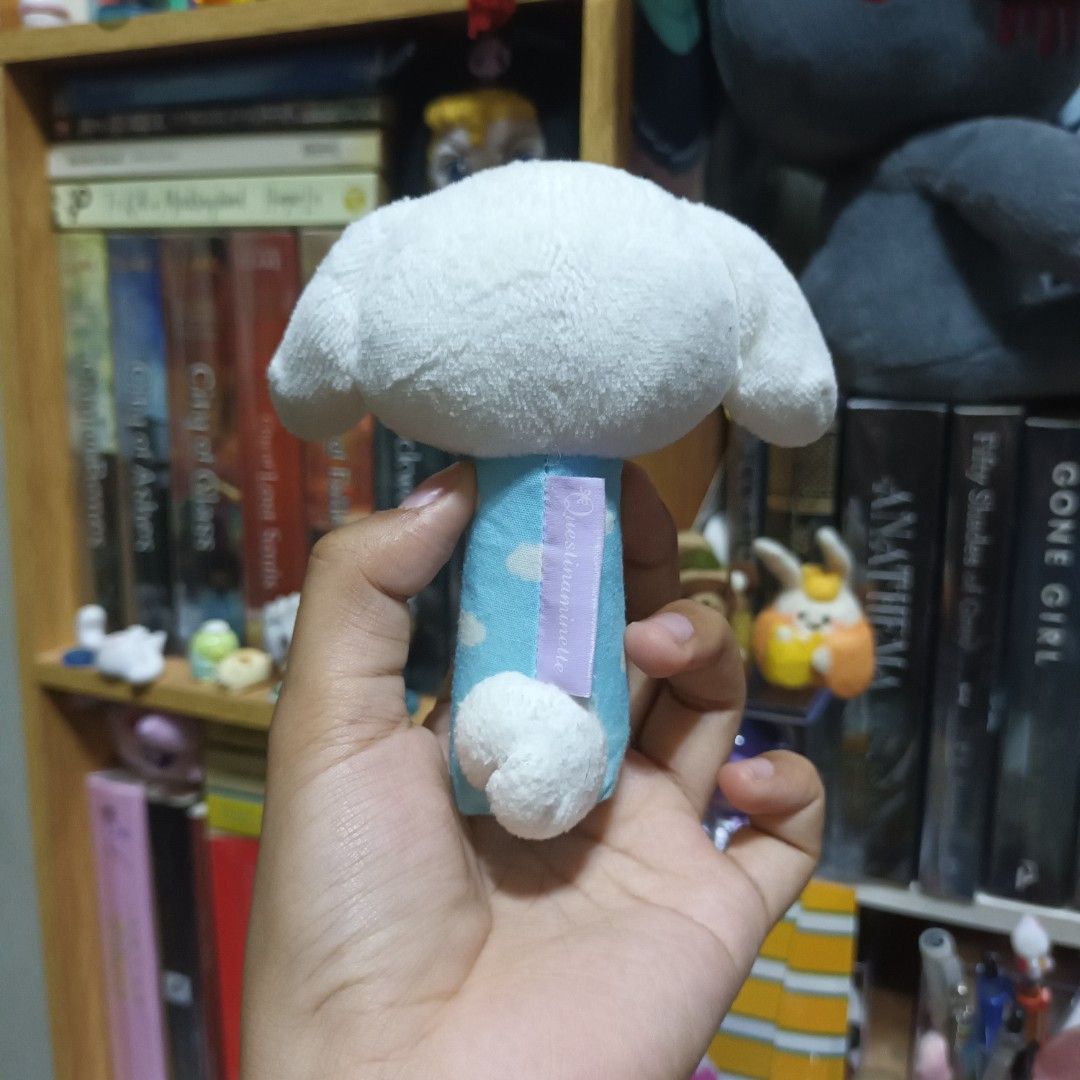 Cinnamoroll Maraca (Shaker) Kid's Toy (Category: Plushies & Soft Toys) located in Las Pinas. Submitted by rieries_shop (Listing ID 1462587416, Image 2). Description: - as is - washed - pm me for more info/pic - Mop: Gcash/Maya/Gotyme/Maribank.