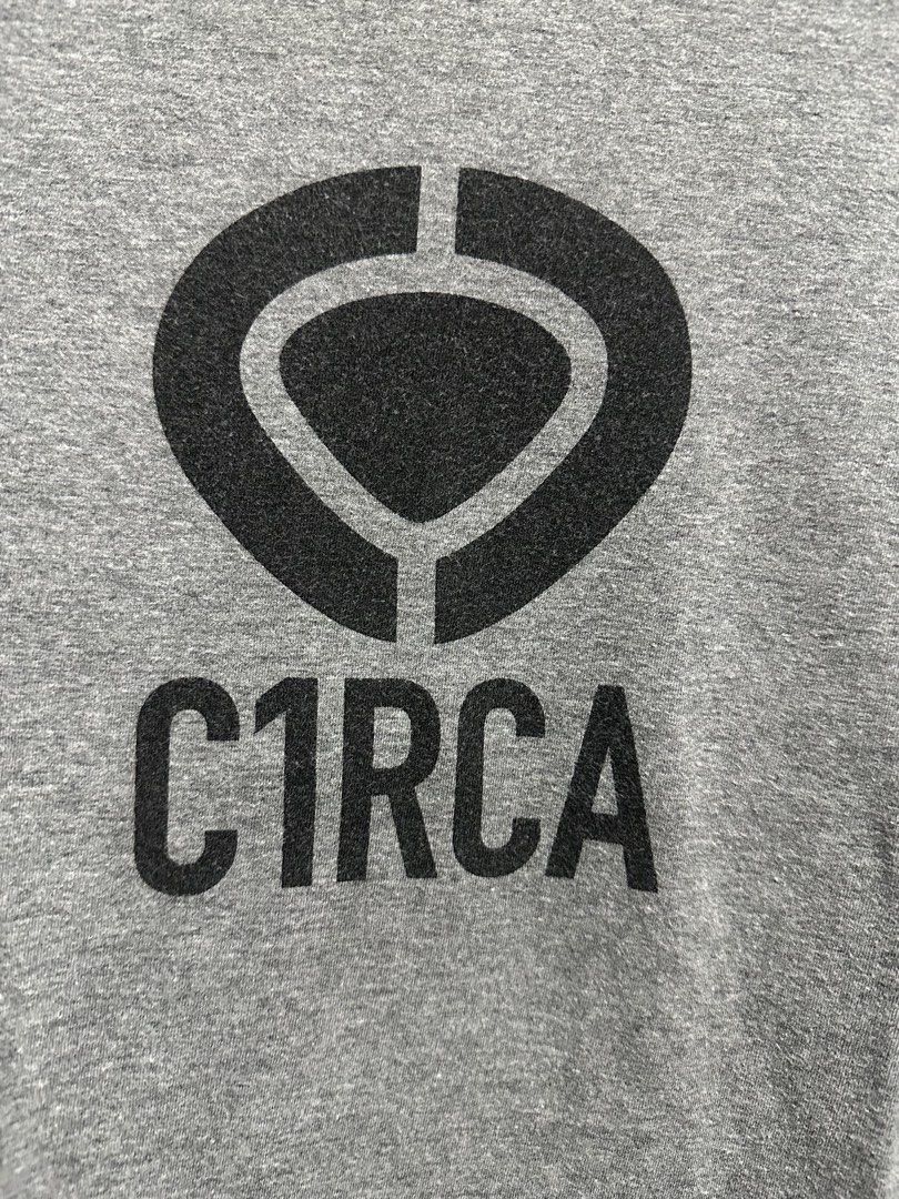 CIRCA Grey T-Shirt Size XL (Category: Tshirts & Polo Shirts ) located in Calamba. Submitted by treb_c (Listing ID 1462562802, Image 3). Description: - Brand: CIRCA - Color: Grey - Size: XL - Material: Comfortable Cotton - Features: CIRCA logo graphic on front - Style: Casual, everyday wear Calamba area Rfs: decluttering.