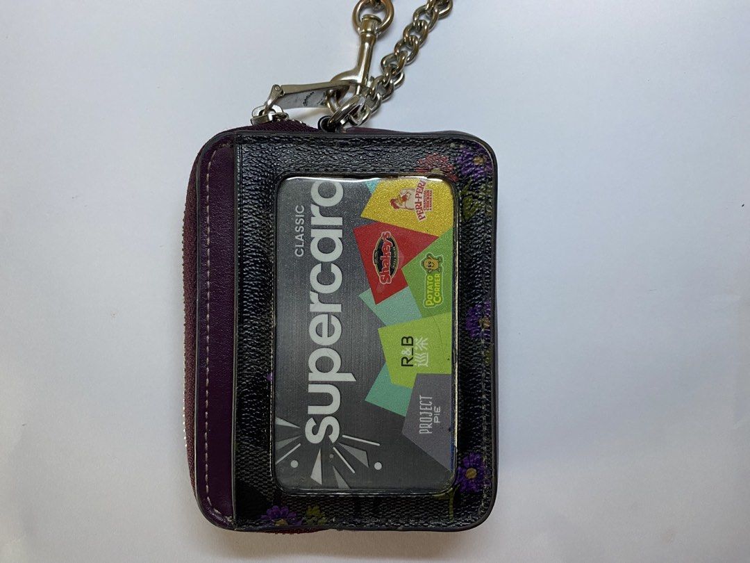Coach Zip Card Purple Wallet (Category: Wallets & Card holders) located in Liliw. Submitted by annekarlaaa (Listing ID 1462513666, Image 3). Description: Guaranteed Authentic Issue at the last photo .
