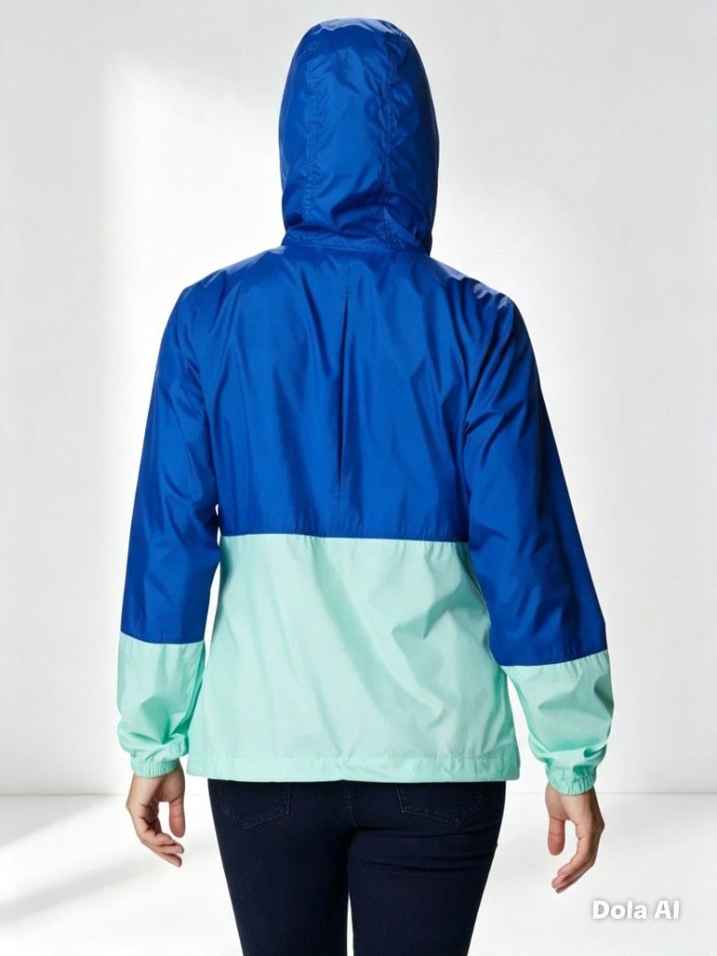 COLUMBIA Flash Forward Windbreaker — Brand New with Tags (Category: Coats, Jackets and Outerwear) located in Taguig. Submitted by usa_dibs (Listing ID 1462440939, Image 3). Description: 🧥✨ 🏷️ COLUMBIA Flash Forward Windbreaker — Brand New with Tags Price: PHP 1799 | Size: M (US 6 / EU 38 / UK 10) USA Original — Authentic & Fresh 🎨 DESIGN & COLOR - Stunning color-block style: rich Lapis Blue upper + fresh Mint Cay lower/sleeves - Silky, smooth 