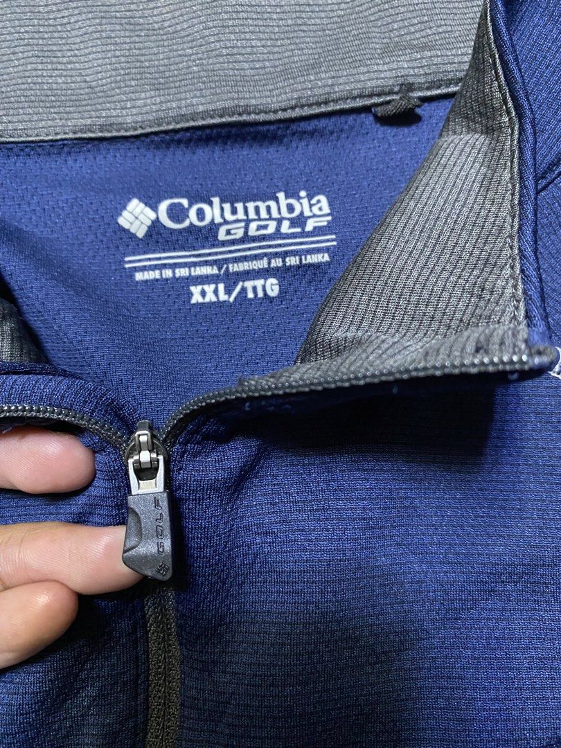 Columbia Golf long sleeve (Category: Tshirts & Polo Shirts ) located in Pasig City. Submitted by terrencec34805 (Listing ID 1462643344, Image 2). Description: Columbia Golf 1/4 Zip Long Sleeve Excellent condition as new Size:XXL Width:27 Length:28.