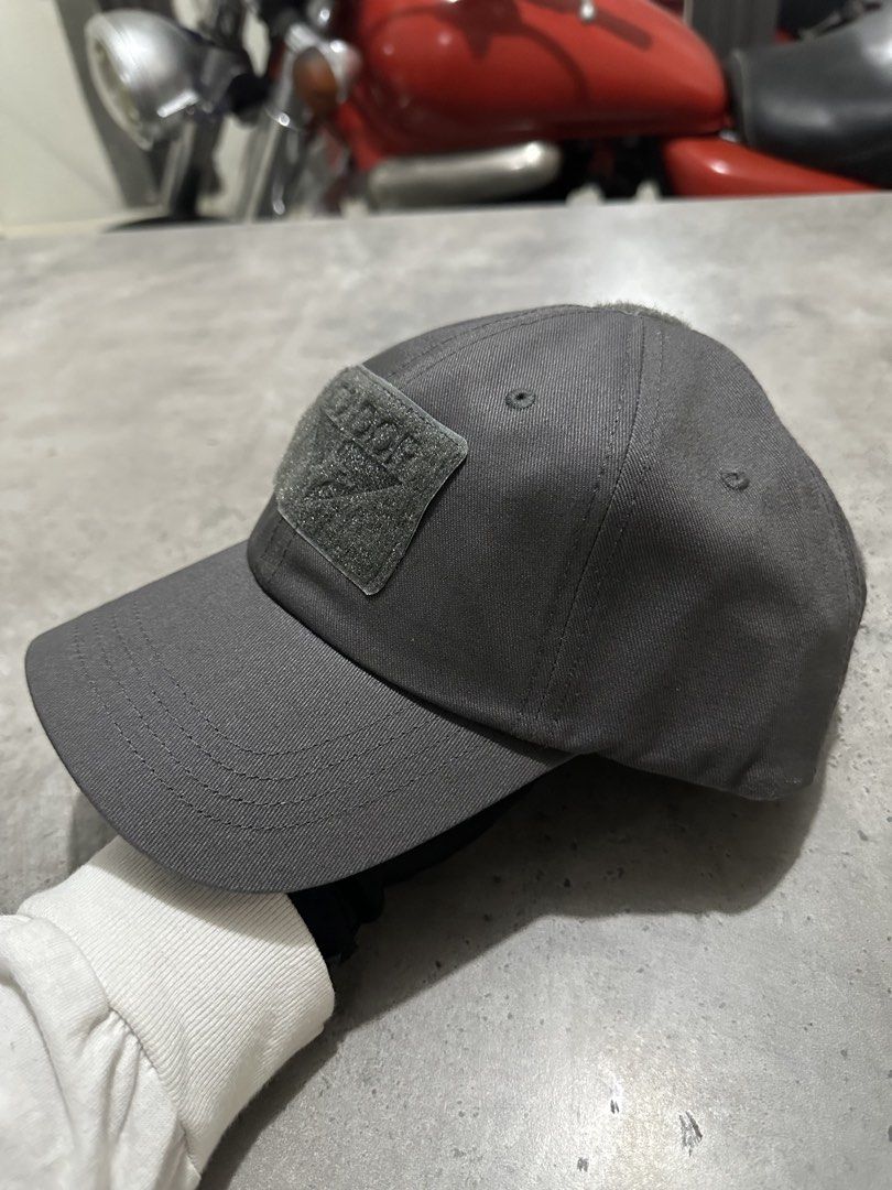 Condor Outdoor Tactical Operator Cap (TC-018) (Category: Caps & Hats) located in Manila. Submitted by cold_sk1n (Listing ID 1462492480, Image 2). Description: Slightly nego. Heavy-duty tactical utility meets everyday style with this authentic Condor Outdoor operator cap. Built with premium materials and triple velcro patch receiver panels. A durable, sleek pickup designed to handle range days, or airsoft setups. Super goods pang tactical. Details