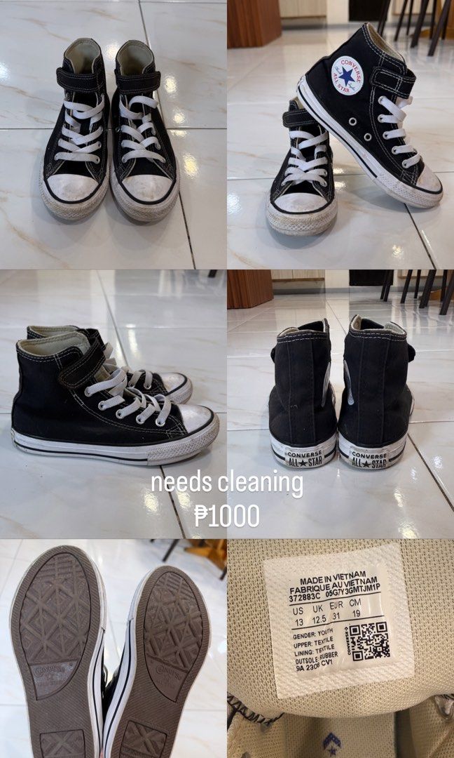 Converse kids (Category: Babies & Kids Fashion) located in Valenzuela. Submitted by ksprelovedstuffs (Listing ID 1462645936, Image 1). Description: .
