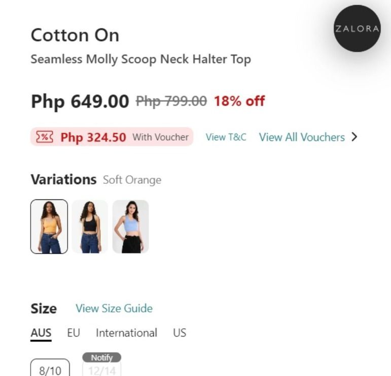 COTTON ON YELLOW RIBBED HALTER TOP (Category: Sleeveless) located in Paranaque City. Submitted by sofiaflrs (Listing ID 1462627797, Image 3). Description: TAGS: COTTON ON YELLOW RIBBED HALTER TOP SEAMLESS MOLLY SCOOP NECK RIBBED ABOUT THE ITEM: 🥑 Size: M/L on Tag but better fit for XS-S 🥑 Brand: Cotton On 🥑 Original Price: ₱799/₱649 on Zalora. Bought this in Cotton On for ₱600-ish IIRC. 🥑 Condition: Used (2X) 🥑 RFS: Decluttering Notes: 1. Al