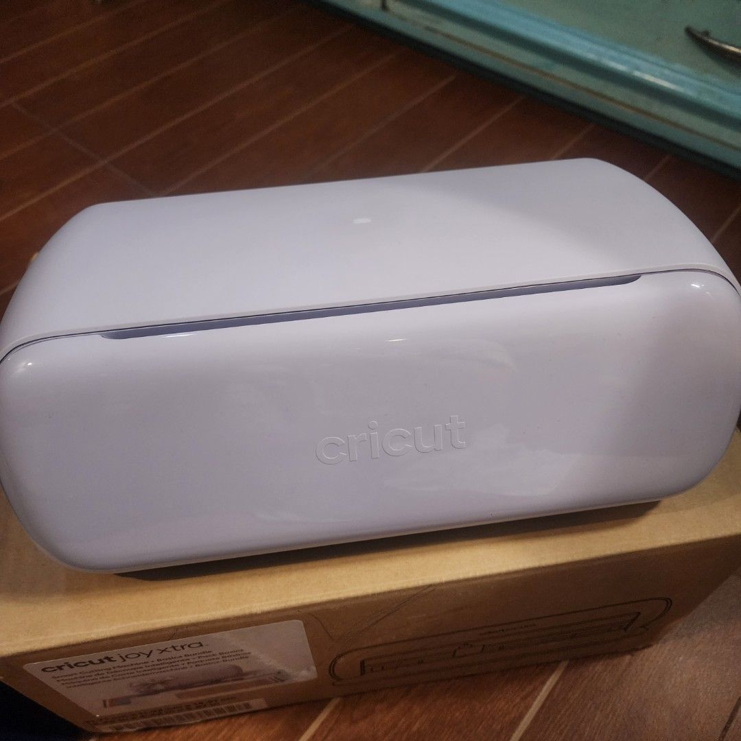 Cricut Joy Xtra Cutting Machine with Accessories (Category: Craft Supplies & Tools) located in Manila. Submitted by mscheskaann (Listing ID 1462628466, Image 1). Description: - Cricut Joy Xtra cutting machine - Includes power adapter - Comes with a blue fabric cover - Original box included + Basics Bundle - 3 New Mat - Strong Grip, Standard Grip and Light Grip - Great for crafting and custom designs - Easy to use for all creative projects + Freeb