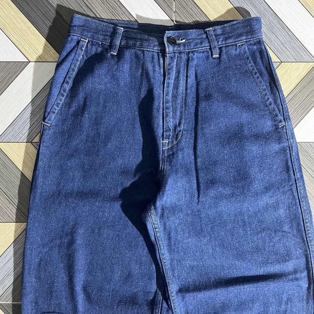 Danton Barrel Denim Pants - Cinch Back (Category: Jeans) located in Daraga. Submitted by th3cliquejunks (Listing ID 1462468430, Image 3). Description: Danton Barrel Denim Pants - Cinch Back Tagged Size: 36” Condition: 10/10 Flawless Made in: Japan Measurement: Waist: 29” Length: 36” Hem: 7.5” - 3,480 Dm!.
