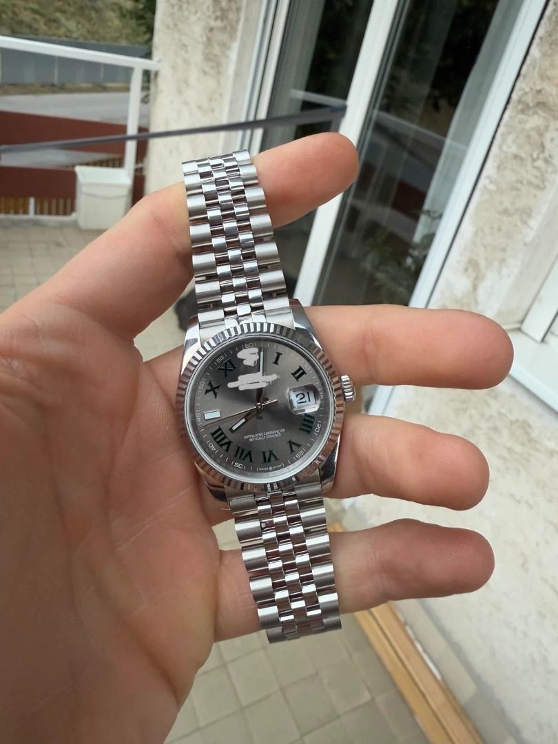 Datejust 36 Wimbledon (Category: Luxury Watches) located in Manila. Submitted by stanlicu (Listing ID 1462524307, Image 1). Description: Ref. 126234 BPF SupC - Datejust 36mm Wimbledon - Automatic Movement (Manual Winding and Hacking) - Miyota 8215 Movement (used in Citizen watches) - Oyster Clasp - Complete Links - 904L Stainless steel case and bracelet - Complete set of papers and box Pre-order (2-3 weeks waiting time) 10% Downpayment for sure b