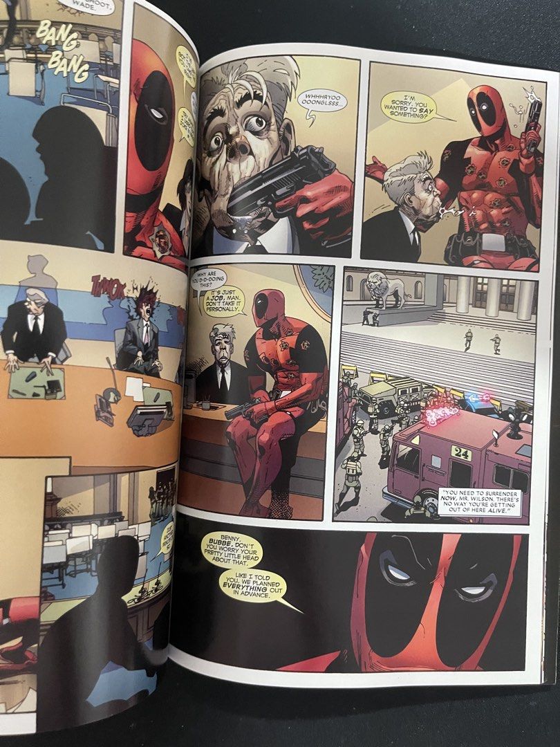Deadpool Comic (Category: Comics & Manga) located in Paranaque City. Submitted by _bellethings (Listing ID 1462624463, Image 3). Description: In good condition Authentic MOP: GCash, Maya, Maribank MOD: Lalamove, J&T Parañaque.