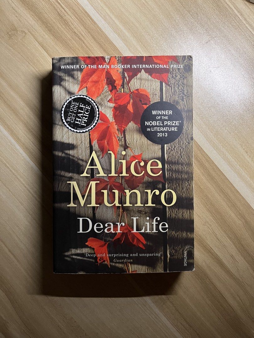 Dear Life by Alice Munro (Category: Storybooks) located in Quezon City. Submitted by ekrudieter (Listing ID 1462487329, Image 1). Description: - 'Dear Life' by Alice Munro - Winner of the Nobel Prize in Literature 2013 - Collection of short stories - Published by Vintage - Award-winning read.