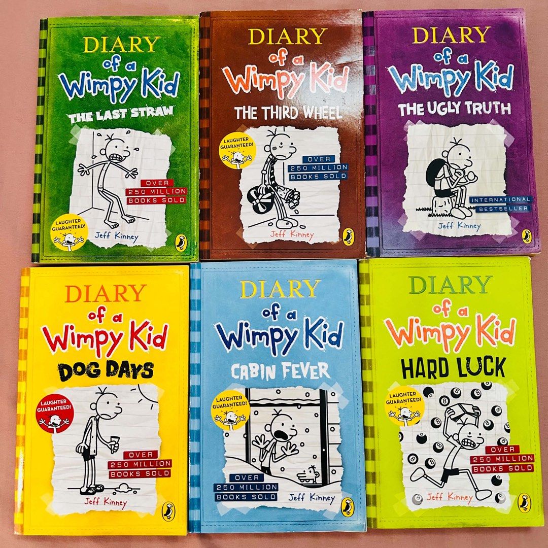Diary of the Whimpy kid (Category: Children's Books) located in Bulacan. Submitted by gemini_7 (Listing ID 1462630992, Image 2). Description: 110 each. 📍Bulacan 🚚 JNT .