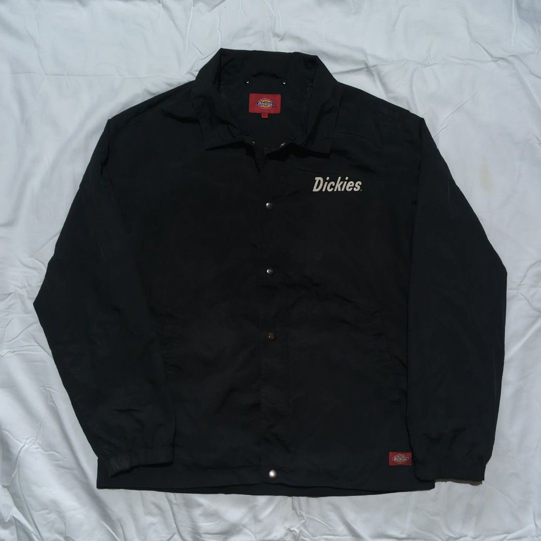 Dickies Coach Jacket (Category: Coats, Jackets and Outerwear) located in Manila. Submitted by thriftinefolife (Listing ID 1462537353, Image 1). Description: XL On Tag Excellent Condition Issue: Lost 1 Button.