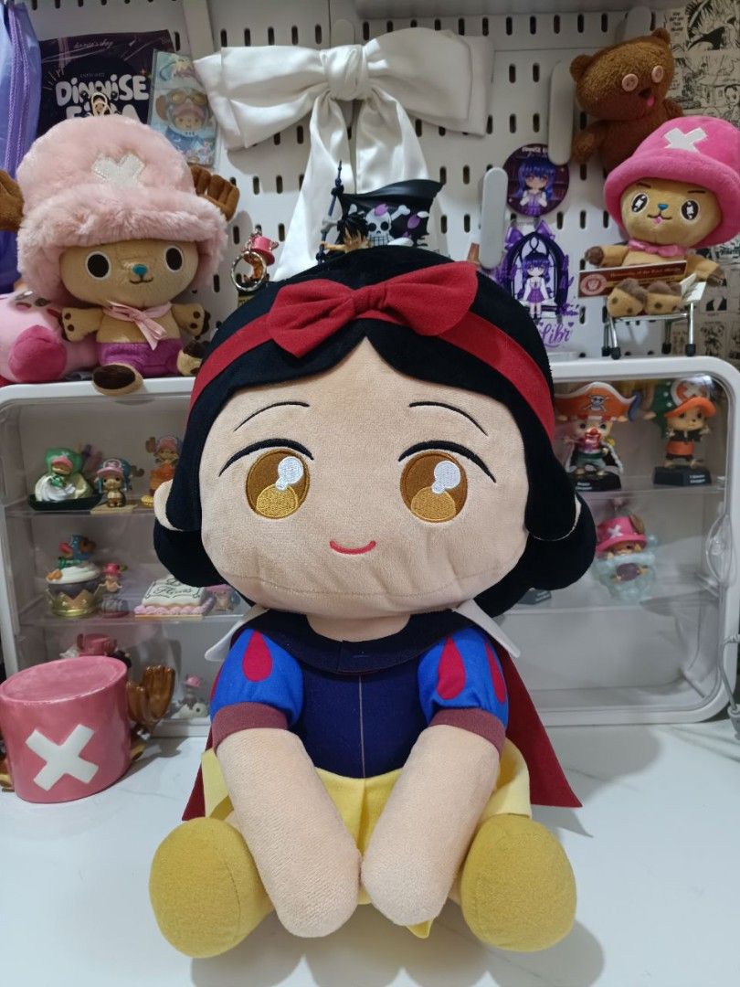 Disney Snow White Plush Toy with Tags (Category: Plushies & Soft Toys) located in Antipolo. Submitted by erckmendoz06458 (Listing ID 1462562815, Image 1). Description: - Cute Snow White plush toy - Disney official merchandise - Brand new with original tags attached - Soft and huggable material - Perfect for collectors, Disney fans, or playtime.