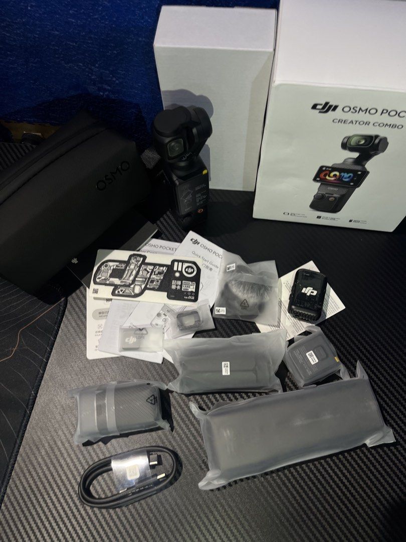 DJI Osmo Pocket 3 Creator Combo Camera (Category: Cameras) located in Guimba. Submitted by lorence2122 (Listing ID 1462504408, Image 1). Description: FOR SALE — DJI Osmo Pocket 3 Creator Combo I am selling my DJI Osmo Pocket 3 Creator Combo in excellent, open-box condition. The unit has only been unboxed and has never been activated or used. Details: • Brand new / open-box condition • Never activated • Never used • Complete Creator Combo package 