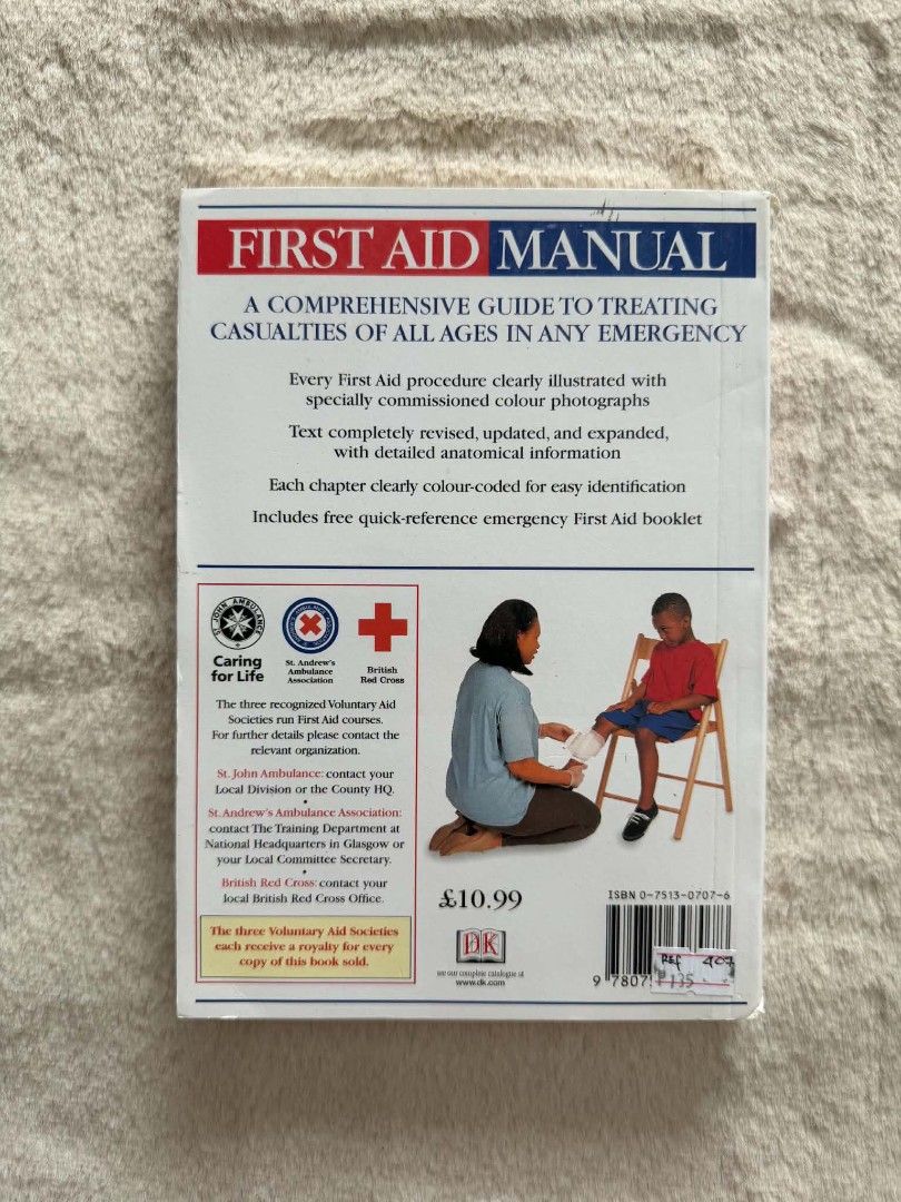 DK Fist Aid Manual (Category: Storybooks) located in Santiago. Submitted by bookworm_club (Listing ID 1462457233, Image 3). Description: 📚no cancellation, return or exchange. 📚secondhand books. some books are in good condition while some has minimal flaws (foxing, creases, dog-eared pages, etc.) 📚reasonable haggling is allowed. 💰MOP: For same day pickup - CASH & BANK TRANSFER For shipping or scheduled pickup - BANK TRANSFER 🚚MOD: •Store pick