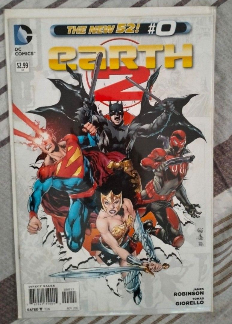 FREE SHIPPING! EARTH 2 5-Issue Set (Category: Comics & Manga) located in Malolos. Submitted by jnrreadershavenbooks (Listing ID 1462534316, Image 2). Description: ✅Earth 2 The New 52 Set (Issues 0-4) ✅Condition: NM/VF ✅Writer: Grant Morrison ✅Artist: Rags Morales ✅Collected Issues: 1.) Earth 2 #0-4 ✅FREE SHIPPING via J&T Express/SPX! ✅Mode of Payment: Gcash/BPI/GoTyme/Maya/Maribank.