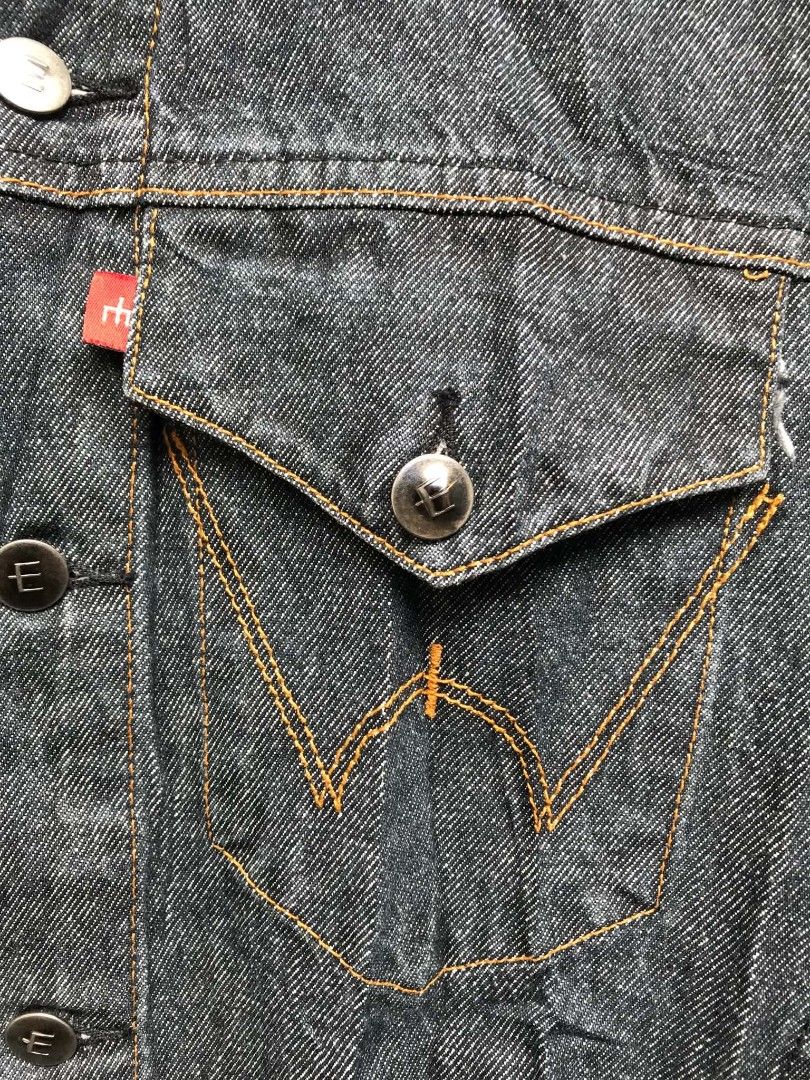 EDWIN E FUNCTION DENIM JACKET (Category: Coats, Jackets and Outerwear) located in Aloran. Submitted by thrift_hunter73 (Listing ID 1462555664, Image 3). Description: EDWIN E FUNCTION DENIM JACKET.