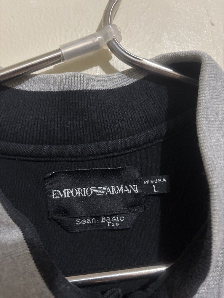 Emporio Armani (Category: Tshirts & Polo Shirts ) located in Muntinlupa City. Submitted by owrayttttt (Listing ID 1462560240, Image 2). Description: - Authentic Emporio Armani Polo shirt - Large on tag - Actual dimes is 21x28 - Complete tags - No issue, needs to be washed - Free shipping via j&t.