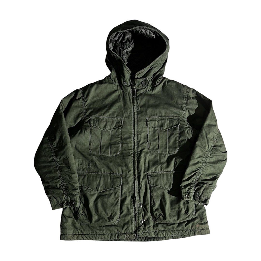 Engineered Garments x Uniqlo M65 Type Military Jacket (Category: Coats, Jackets and Outerwear) located in Daraga. Submitted by th3cliquejunks (Listing ID 1462487916, Image 1). Description: Engineered Garments x Uniqlo M65 Type Military Jacket Tagged Size: Medium Condition: 10/10 Flawless Measurement: Pit to pit: 24” Length: 29” - 3,280 Dm!.