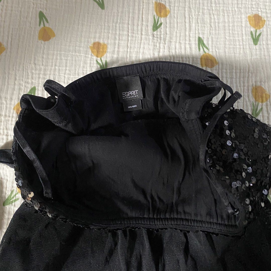 ESPIRIT babydoll top ! (Category: Sleeveless) located in Bulacan. Submitted by thriftnluv.byc_ (Listing ID 1462603025, Image 3). Description: size: xs-m (adjustable with back-tie) LIKE NEW ! NO FLAWS.